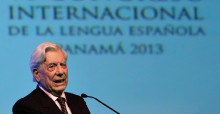 Mario Vargas en el Congres de La Llengua espanyola a Panamà l’octubre de l’any passat