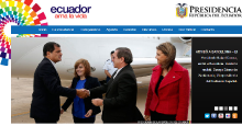 foto web oficial govern d'Equador