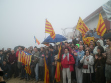 Les mobilitzacions al repetidor de la Carresqueta tv3 valencia
