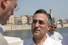 Ramon Tremosa ha celebrat un acte davant del riu Ebre aquest dissabte a Tortosa