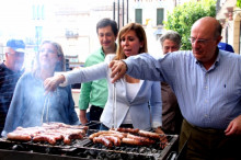 Camacho i Fisas amb el noble art de les botifarres