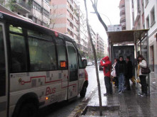 vaga bus barcelona autobus autorcar parada