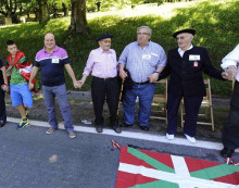 El president del PNB, Andoni Ortuzar, a la Via Basca del passat juny