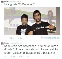 Piulades dels Estopa d'aquest matí
