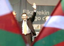 juan jose ibarretxe miting euskadi lehendakari pais basc president