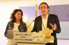Josep Rull i Mercè Conesa, aquest dimarts al Parlament