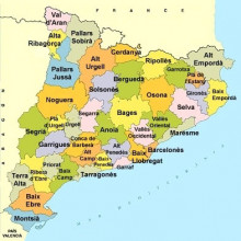 mapa catalunya comarques