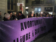 avortament manifestació