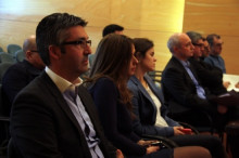 Alberto Fernández Saltiveri, en primer terme