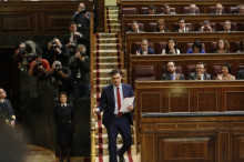 Pedro Sánchez, el líder del PSOE carregant contra la democràcia del dret a decidir