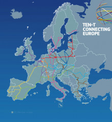 La xarxa de corredors ferroviaris europeus