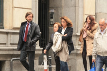 El jutge de l'Audiència Nacional Santiago Pedraz (a l'esquerra), aquest divendres a Madrid