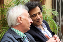 Arcadi Espada, director del documental 'Gente que vive fuera', i Albert Boadella, al Festival de cinema de Màlaga