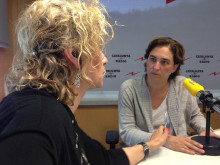 Mònica Terribas ha entrevistat avui Ada Colau. Foto: @Catradio