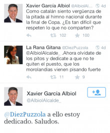 Xavier Garcia Albiol segueix en la línia habitual d'irrespectuositat