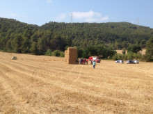 El lloc on s'ha produït l'accident del globus aerostàtic