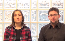 Albano Dante Fachin i la seva parella Marta Sibina en un vídeo casolà