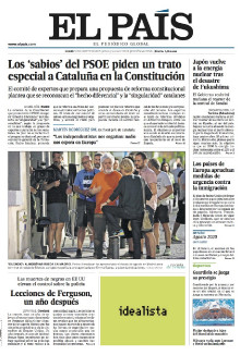 La portada tendenciosa d'avui d'El País