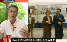 Captura de pantalla intervenció García Albiol a La Sexta defensant la integritat d'Esperanza Aguirre en relació al cas Púnica.
