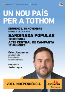 "Un nou país per a tothom" l'eslògan d'ERC de 2012