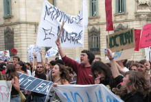 manifestació estudiants