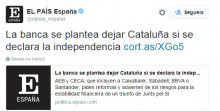 El titular de El País que serà estudiat a les faciltats de periodisme