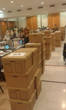 L'escàndol del vot exterior. Avui hem conegut les dades definitives a BCN i TGN (Foto: @FIEC1)