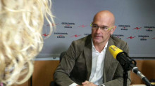 Romeva aquest matí als estudis de Catalunya Ràdio
