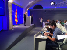 Roda de premsa posterior a la reunió de govern d'aquest dimarts