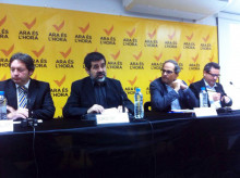 Jordi Sanchez Quim Torra anc omnium roda premsa uefa estelades camp nou barça