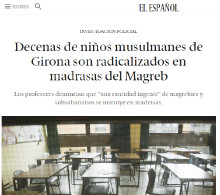 El Español intenta posar l'educació catalana en el focus del gihadisme