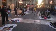barcelona, top manta, ada colau, manteros, plaça sant jaume