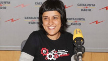 Anna Gabriel, l'estendard d'aquesta legislatura de la CUP, ahir a Catalunya Ràdio