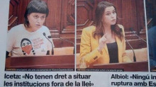 Arrimadas i Gabriel, masclisme pur (Foto: @sssanjur)
