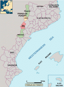 franja de ponent, països catalans