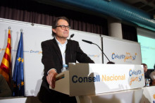 Artur Mas avui al Consell Nacional de CDC