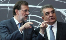 Francisco Javier García Sanz amb el Mariano Rajoy el setembre del 2015