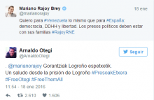 Resposta d'Otegi a Rajoy