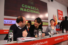 Iceta i Núria Parlon avui al Consell Nacional del PSC