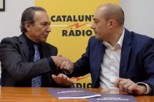 Justo Molinero i Saül Gordillo, foto CatRàdio