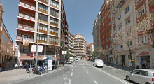 barcelona, carrer, avinguda, princep asturies