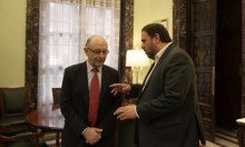 oriol junqueras, cristobal montoro, hisenda