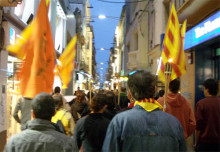 manifestació maulets cup badalona