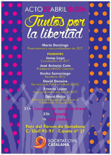 Cartell de l'acte de JSCC