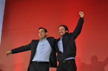Pablo Iglesias, Alexis Tsipras, podemos, syriza