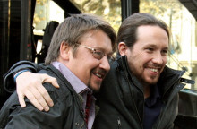 Foto ACN, Pablo Iglesias, Xavier Domènech