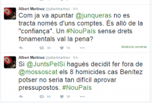 El tuit de Jesus Rodríguez (Albert Martínez)