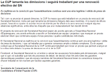 Comunicat CUP