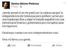 Santos Gómez Pedrosa, regidor, ripollet, facebook