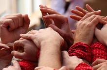 castellers, mans